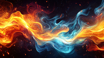 火焰与冰霜交融