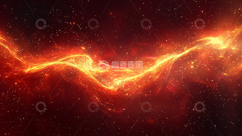 高清大图下载【趣麦麦图】燃烧的能量线条