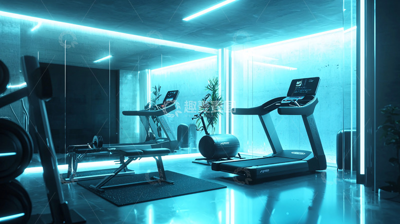 高清大图下载【趣麦麦图】高端私家健身房