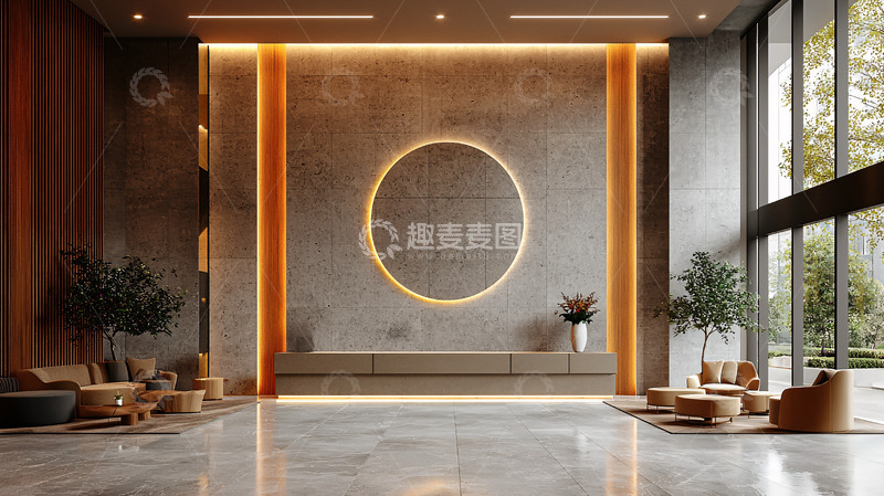 高清大图下载【趣麦麦图】现代豪华酒店大堂