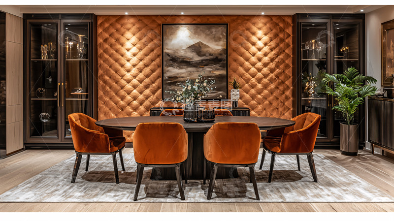 高清大图下载【趣麦麦图】豪华现代餐厅内部