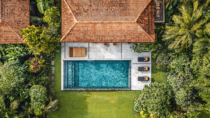 高清大图下载【趣麦麦图】私家泳池别墅鸟瞰图