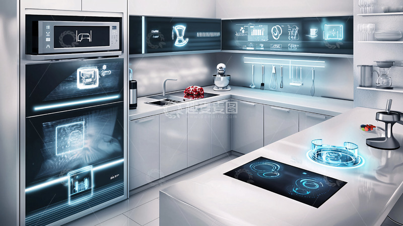 高清大图下载【趣麦麦图】智能家居厨房