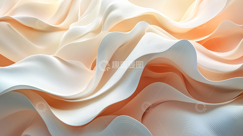 高清大图下载【趣麦麦图】柔和色调褶皱质感布料