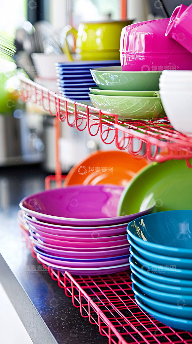 高清大图下载【趣麦麦图】彩色餐具