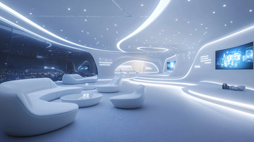 未来科技感空间2