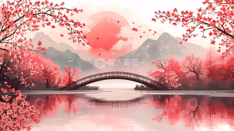 高清大图下载【趣麦麦图】樱花2