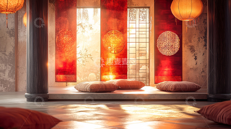 高清大图下载【趣麦麦图】中式禅意空间