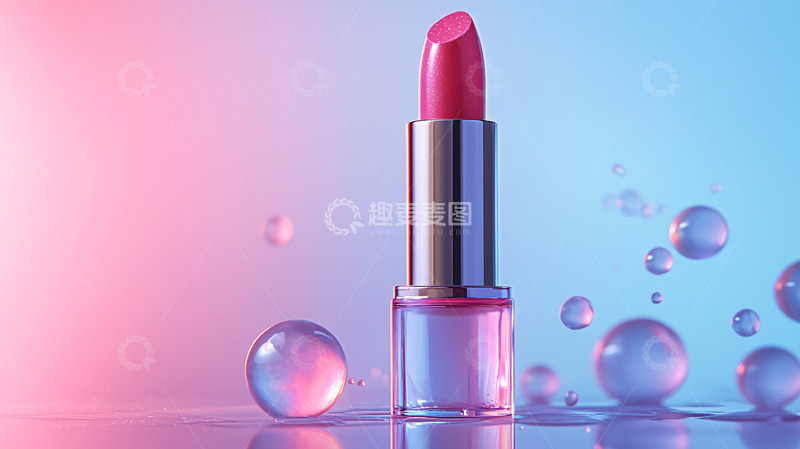 高清大图下载【趣麦麦图】粉色口红