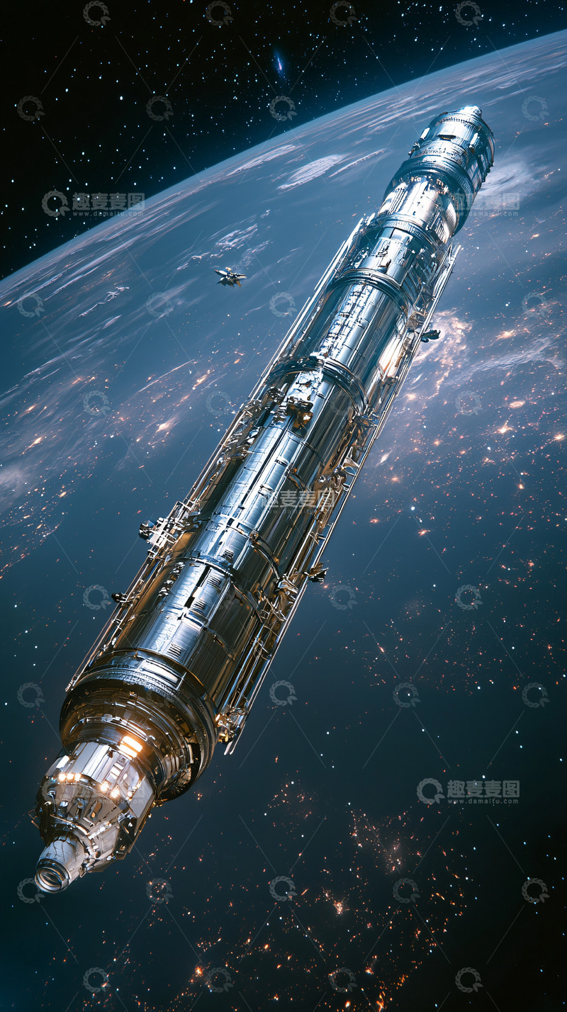 高清大图下载【趣麦麦图】太空飞船