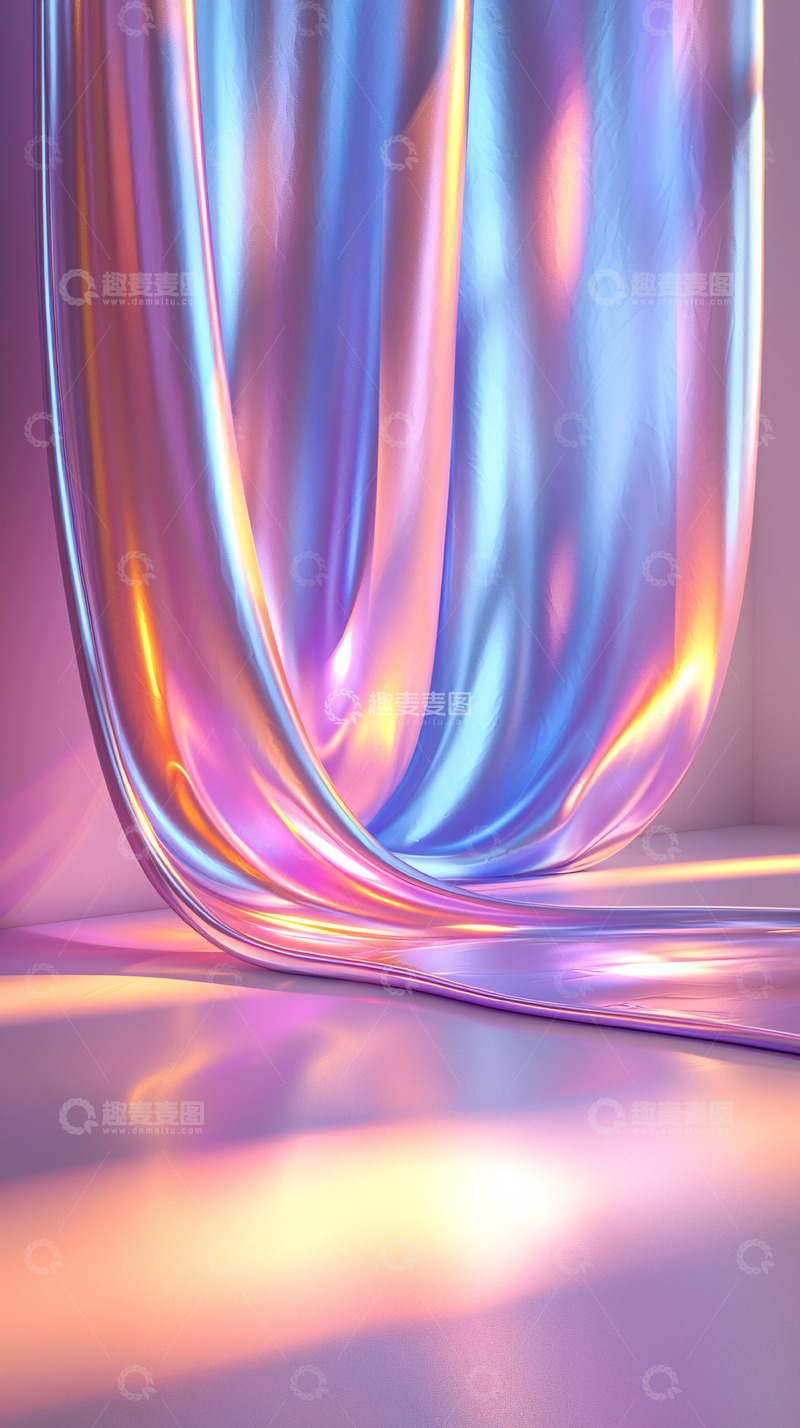 炫彩丝绸光泽质感