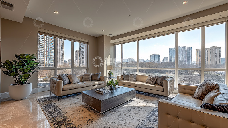 高清大图下载【趣麦麦图】现代简约客厅高清图片