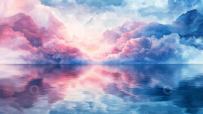 高清大图下载【趣麦麦图】梦幻天空之海