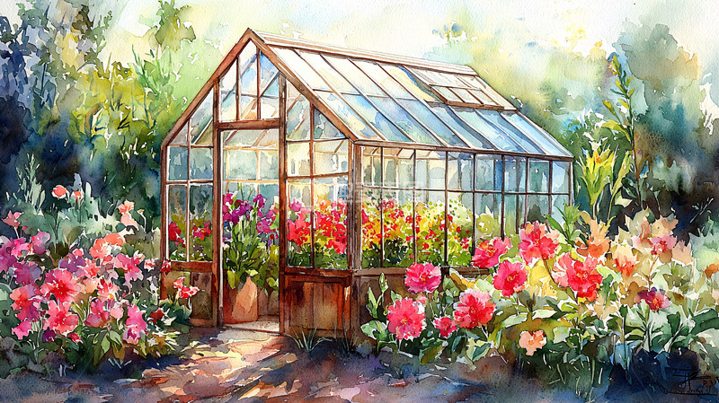 高清大图下载【趣麦麦图】水彩画