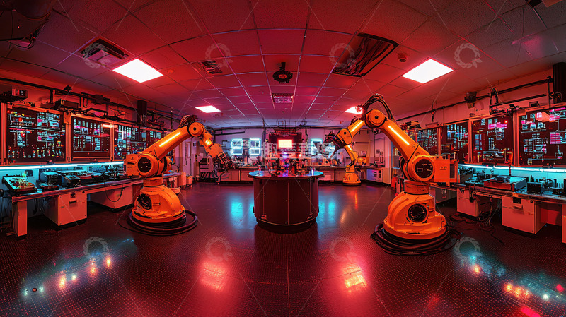 高清大图下载【趣麦麦图】未来工厂内部场景