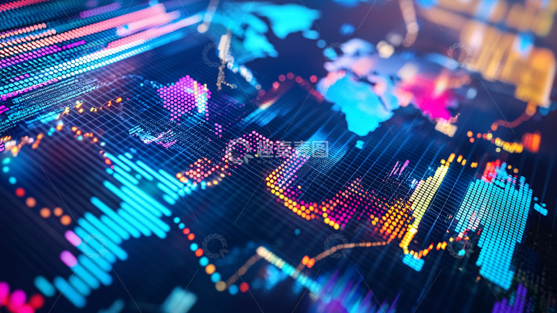 高清大图下载【趣麦麦图】全球数据流