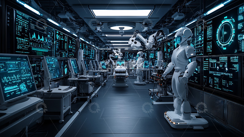 高清大图下载【趣麦麦图】未来手术室