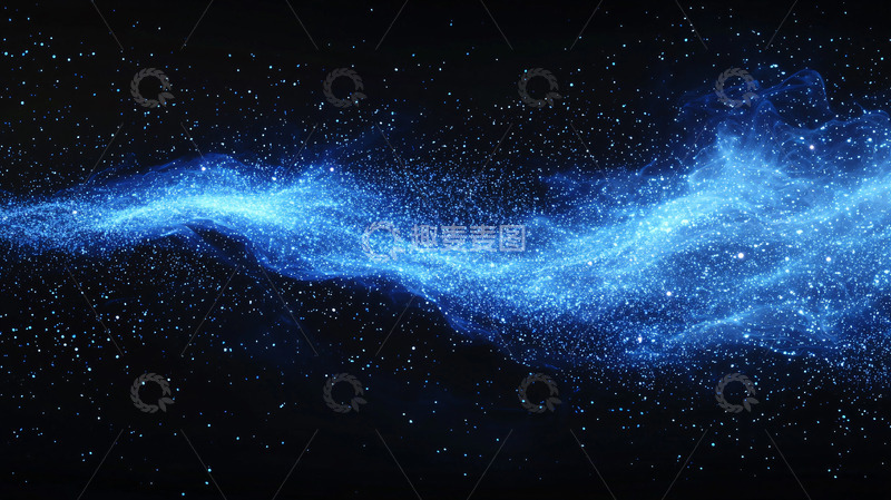 高清大图下载【趣麦麦图】蓝色星云