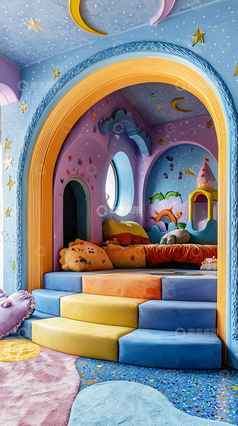 高清大图下载【趣麦麦图】梦幻儿童房设计