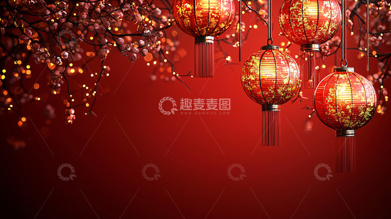 高清大图下载【趣麦麦图】红灯笼
