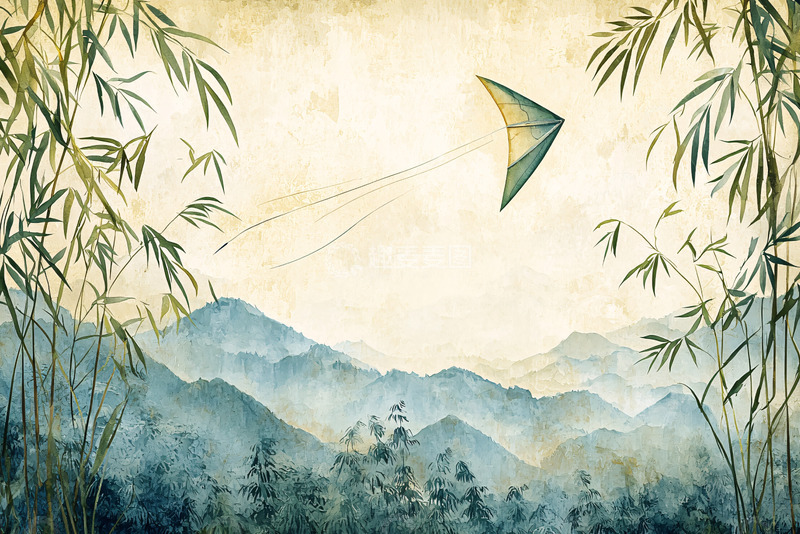 高清大图下载【趣麦麦图】水墨画风