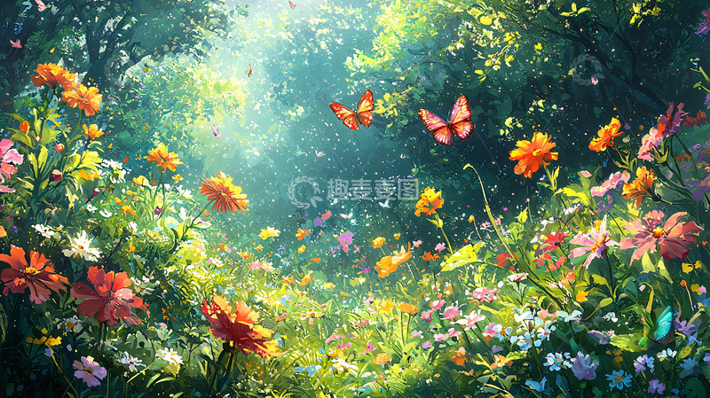 高清大图下载【趣麦麦图】梦幻森林