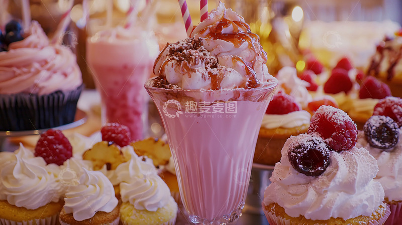 高清大图下载【趣麦麦图】甜品与饮品