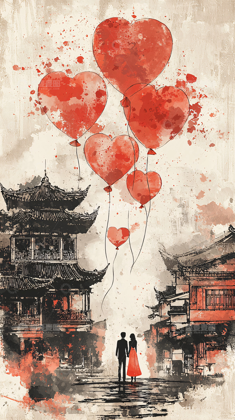 高清大图下载【趣麦麦图】水墨画