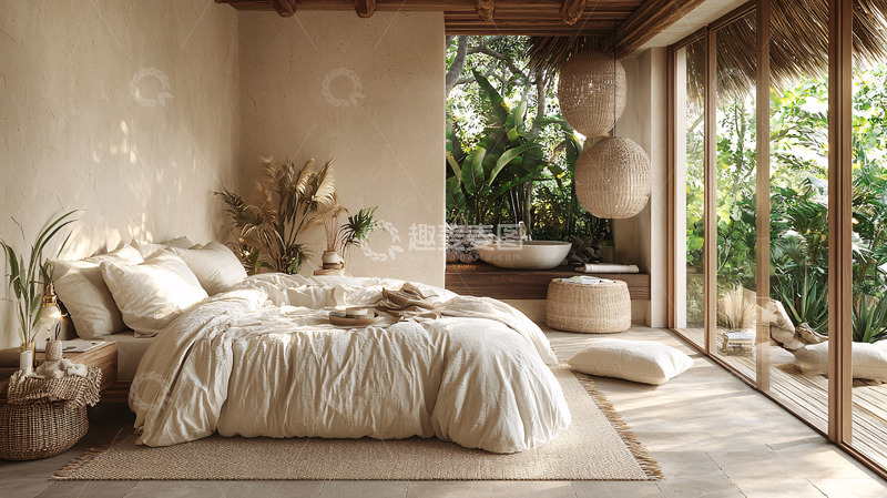 高清大图下载【趣麦麦图】极简风卧室设计