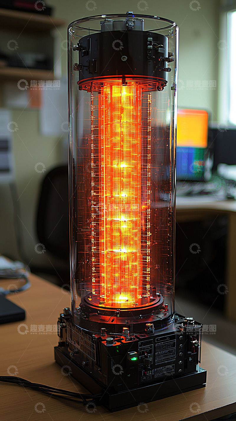 高清大图下载【趣麦麦图】透明柱状灯