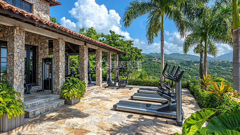 高清大图下载【趣麦麦图】户外健身房