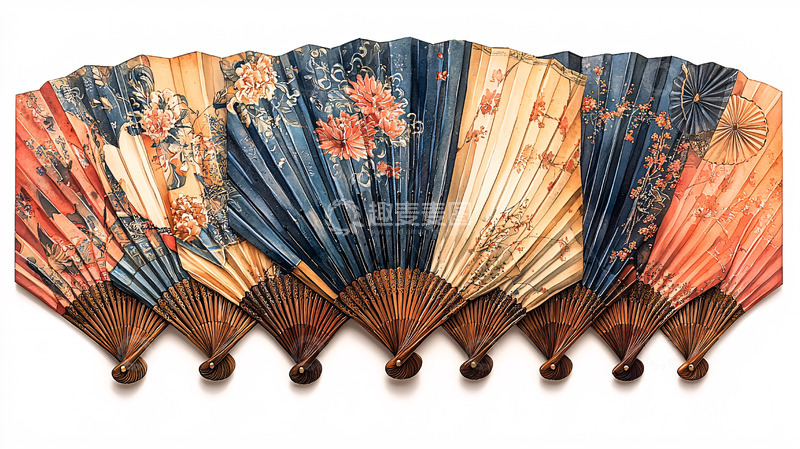 高清大图下载【趣麦麦图】中国古典折扇