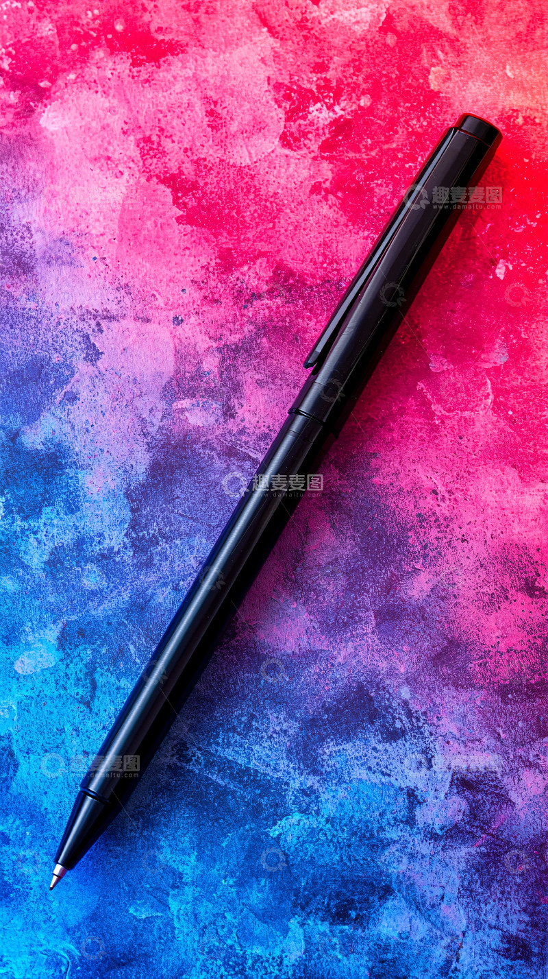 高清大图下载【趣麦麦图】黑色圆珠笔