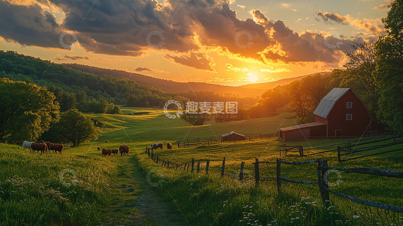 高清大图下载【趣麦麦图】乡村田园风光