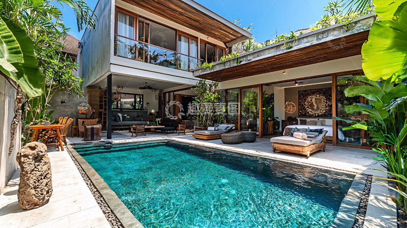 高清大图下载【趣麦麦图】巴厘岛私人泳池别墅