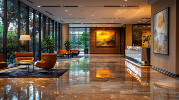 高端大气现代化酒店大堂