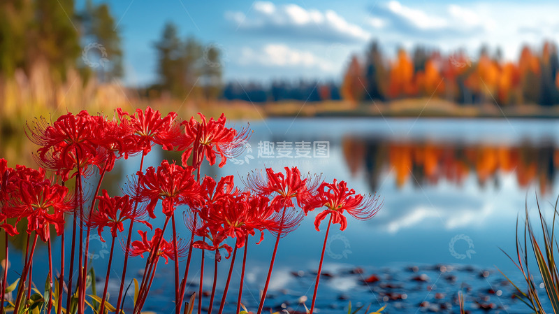 高清大图下载【趣麦麦图】红色彼岸花