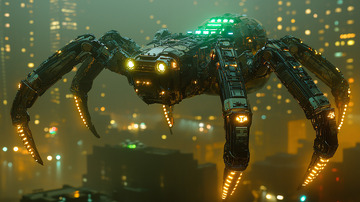 未来都市机械蜘蛛