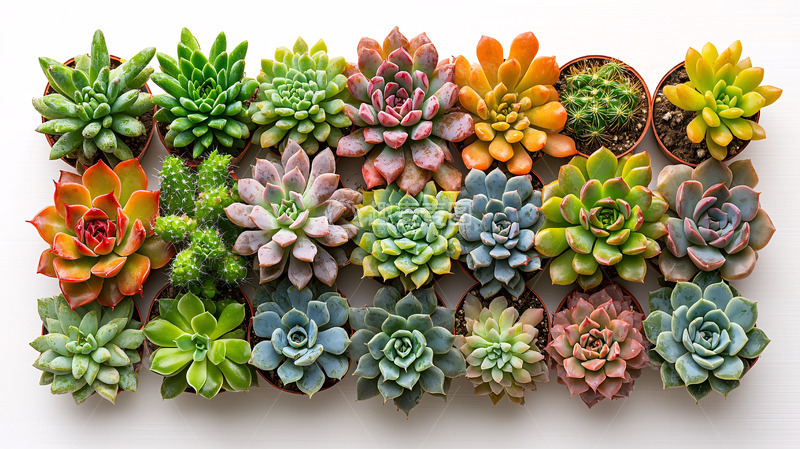 高清大图下载【趣麦麦图】多肉植物组合盆栽