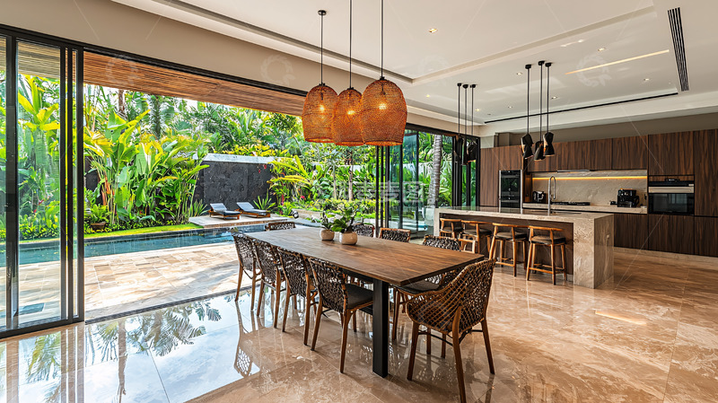 高清大图下载【趣麦麦图】现代简约别墅餐厅