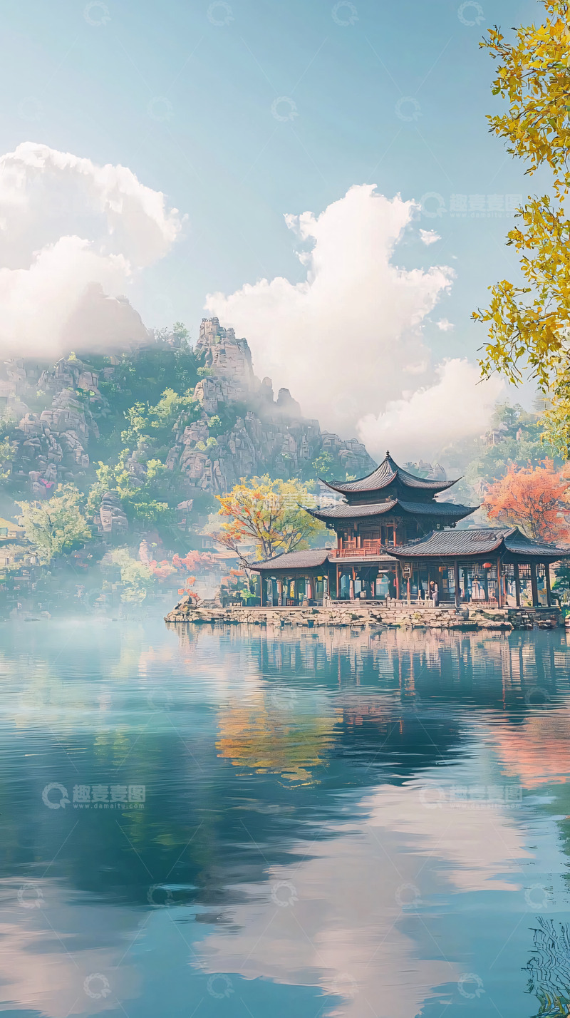 高清大图下载【趣麦麦图】水墨江南