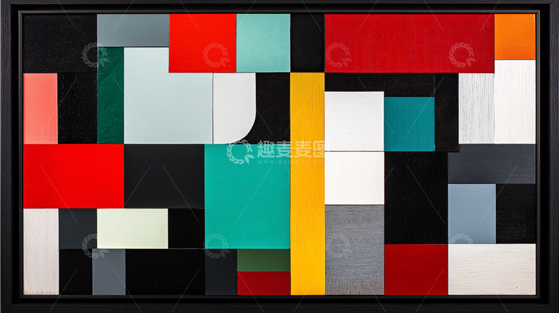 高清大图下载【趣麦麦图】抽象几何画