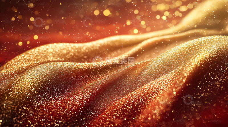 金色红金色布料