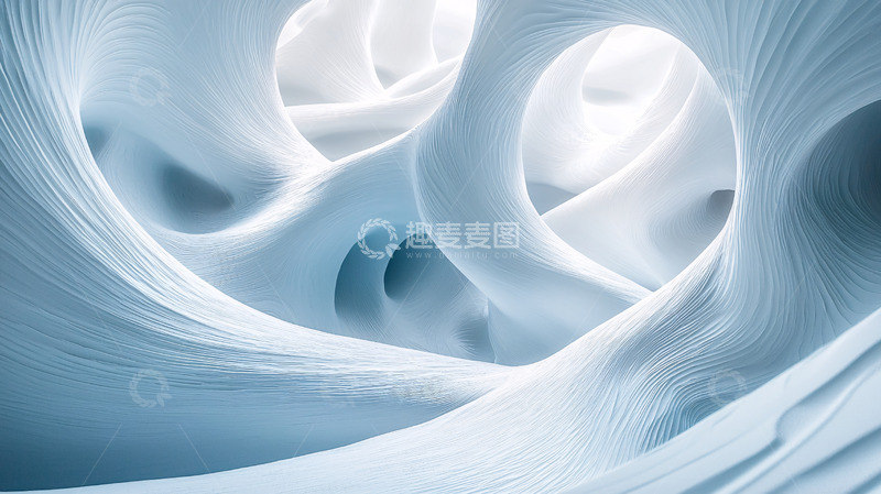 高清大图下载【趣麦麦图】冰雪洞穴奇幻景象