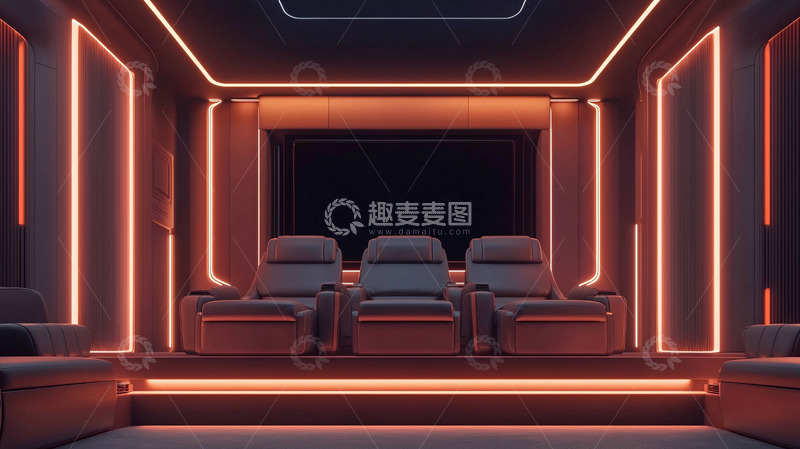 高清大图下载【趣麦麦图】高端家庭影院