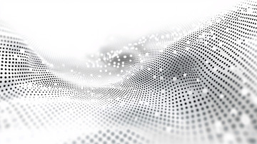 抽象灰白波浪数据流