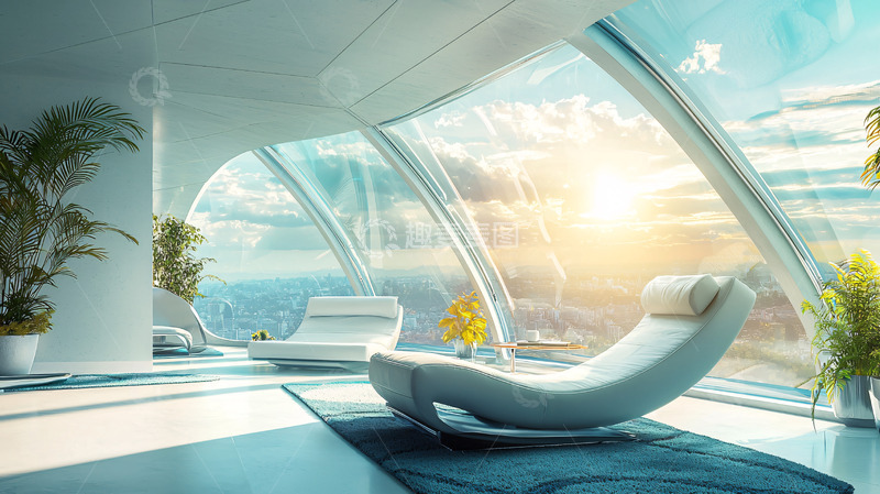 高清大图下载【趣麦麦图】未来都市景观公寓