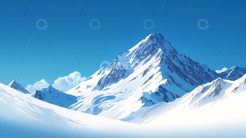 高清大图下载【趣麦麦图】雪山