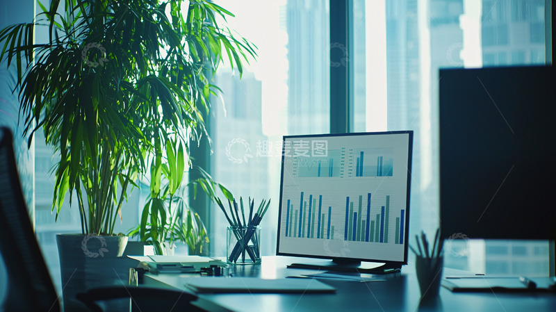 高清大图下载【趣麦麦图】现代化办公桌