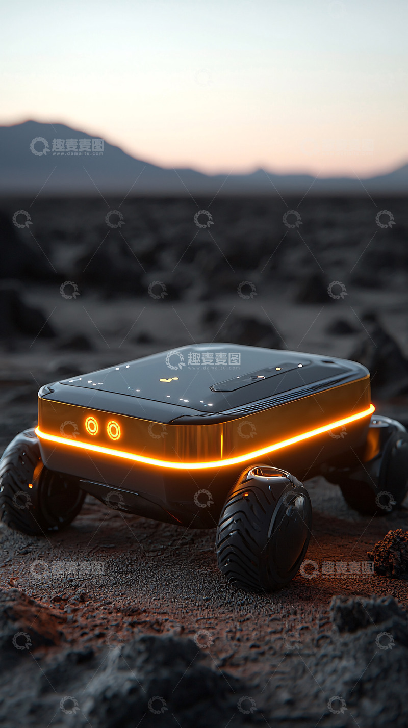 高清大图下载【趣麦麦图】未来感机器人